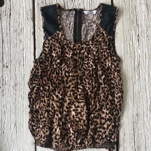 Women’s juniors cheetah tank charming Charlie sz m